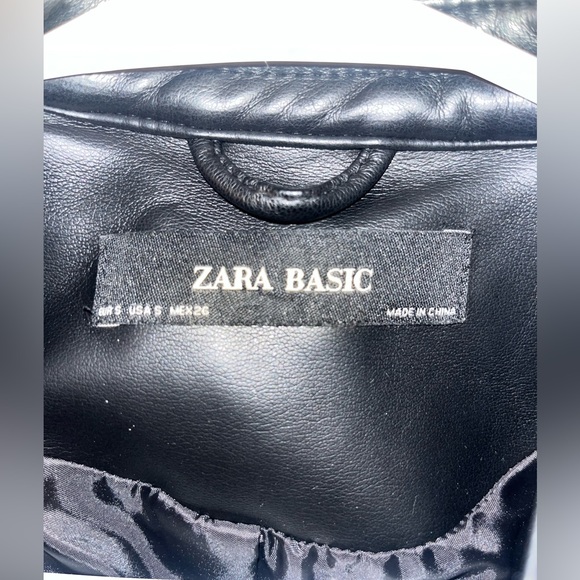Zara moto leather jacket - Picture 2 of 4